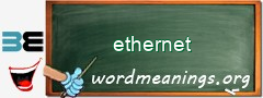 WordMeaning blackboard for ethernet